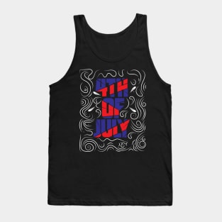 funny 4th of july design fireworks independance national day humor Tank Top